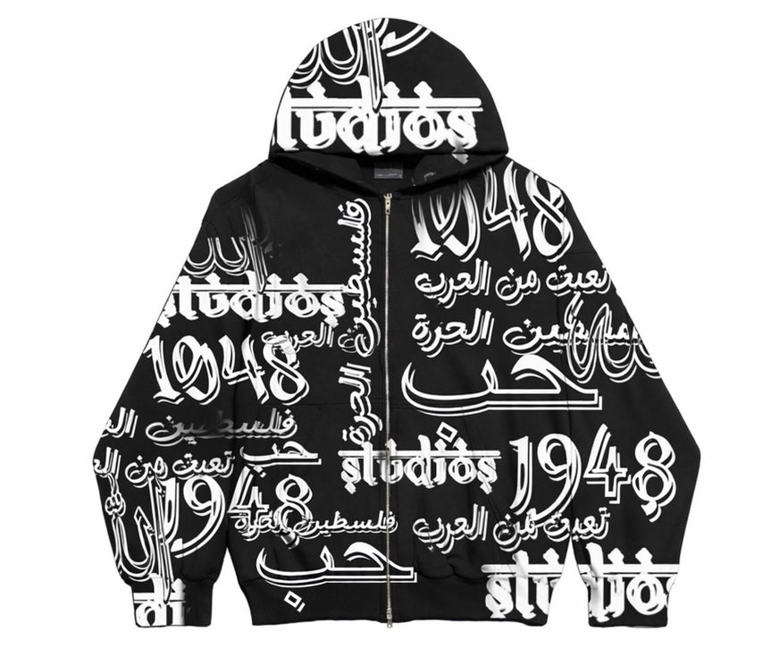 Black Graffiti Jacket